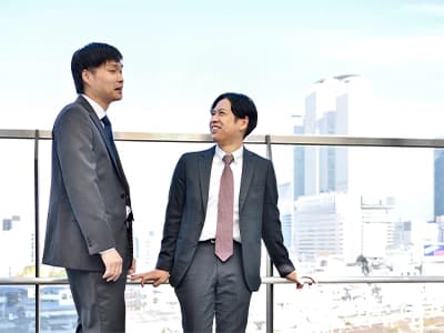 事業開発部のチームメイト